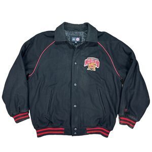 University Of Maryland Terps Wool Bomber Varsity  Jacket G-III Apparel Mens XL